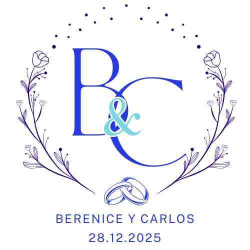 Black and White Minimalist Wedding Monogram Logo (1)